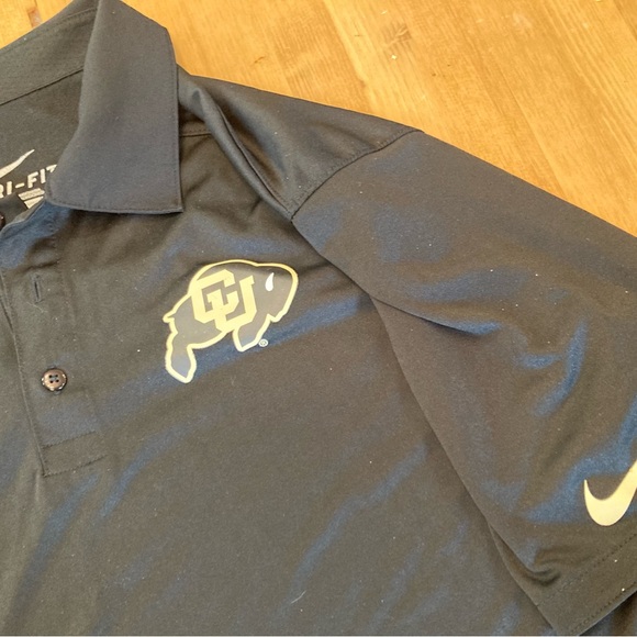 Nike Mens DryFit Polo Colorado University Boulder Medium - Picture 3 of 6